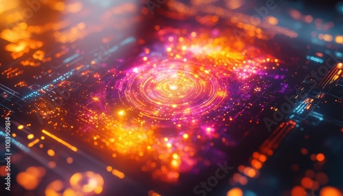 Wallpaper Mural DIY home decor projects visualized with glowing holographic design tools and smart assistants  Futuristic  Hologram  Minimalist Torontodigital.ca