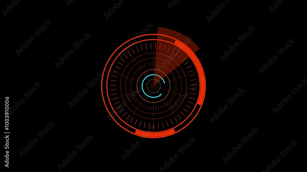 Circle hud elements on a black background. Circle hud elements on a black background.