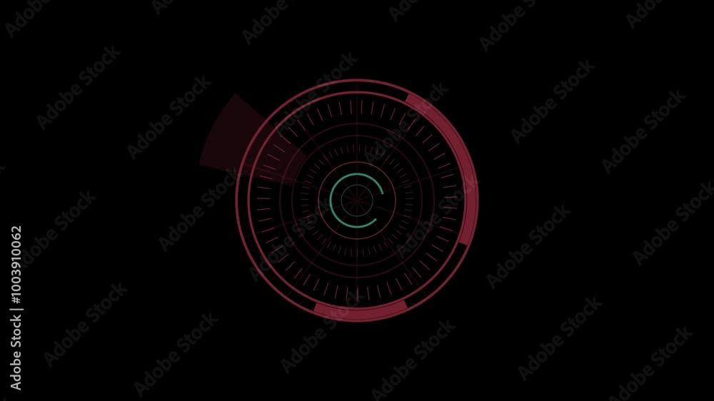 Circle hud elements on a black background. Circle hud elements on a black background.