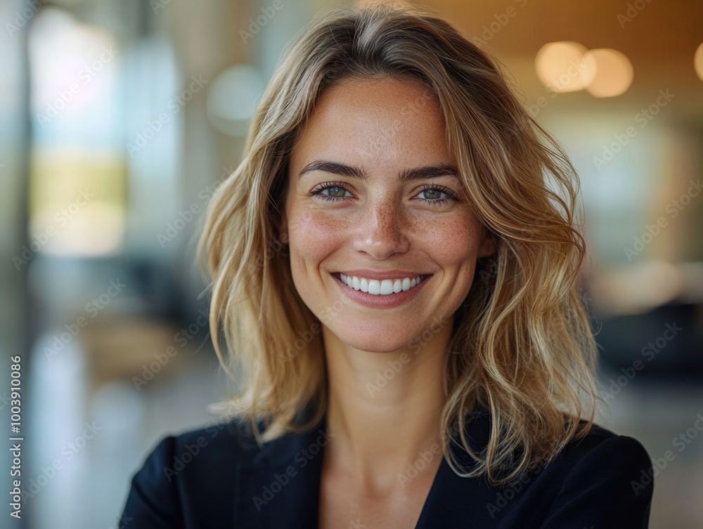 Obraz premium Smiling Businesswoman
