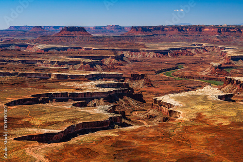 Obraz na płótnie The Green River Overlook in Canyonlands National Park Utah USA. w salonie