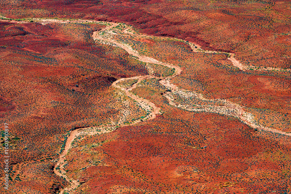 The Green River Overlook in Canyonlands National Park Utah USA.