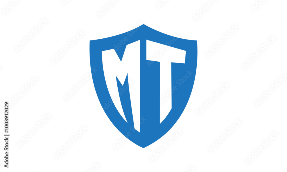 MT security logo design template MT security logo design template