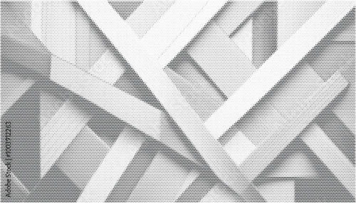 Abstract halftone dotted pattern for backgrounds