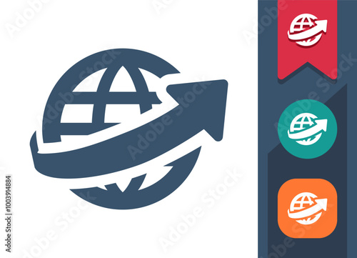 Globe, Around The World Icon