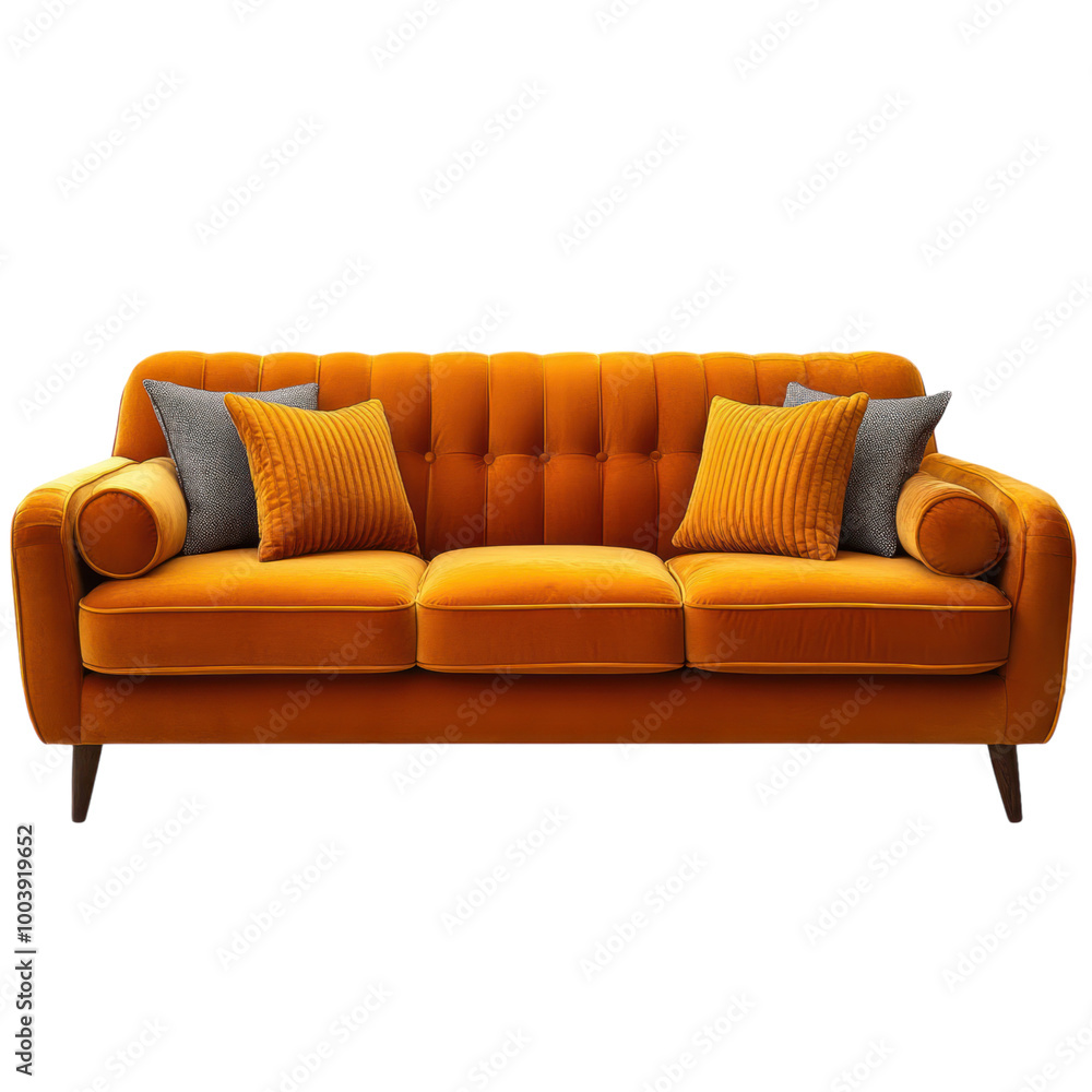 Fototapeta premium Modern Orange Sofa