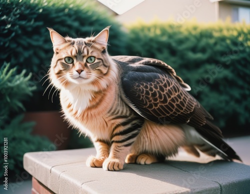 Wallpaper Mural Hybrid animal between cat and falcon. Torontodigital.ca