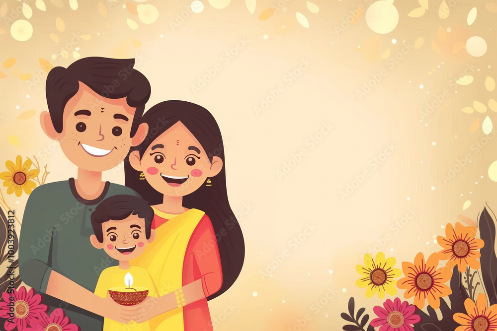Bhai Dooj Greeting Card Background, Generative AI Bhai Dooj Greeting Card Background, Generative AI