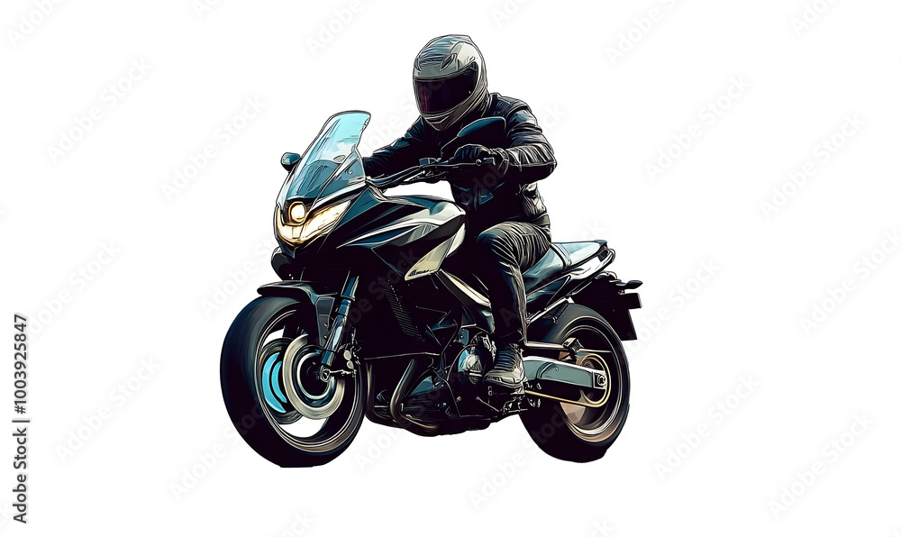 man riding Motor bike isolated vector style with transparent background illustration man riding Motor bike isolated vector style with transparent background illustration