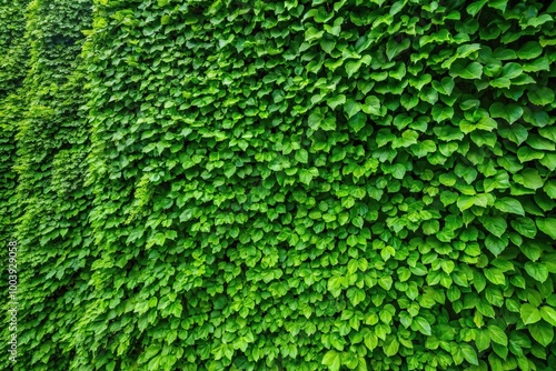 Lush green leafy wall texture perfect for background or wallpaper fisheye