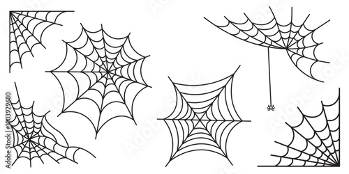 isolated halloween simple web set in vector. halloween design element. minimalistic doodles for website sticker logo poster postcard print backdrop background banner wallpaper wrapping.