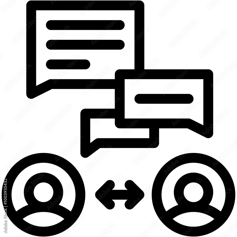 Vector Icon Talking, Conversation, Communications, Chat, User Vector Icon Talking, Conversation, Communications, Chat, User