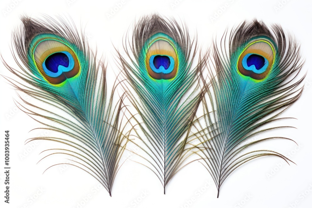 Obraz premium Peacock feather pattern animal.