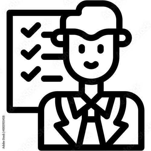 Vector Icon Management, Manager, Project Manager, Business Operations, User
