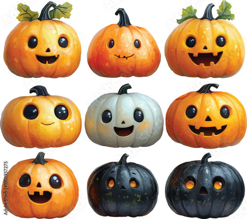 cute cartoony hallowen designs