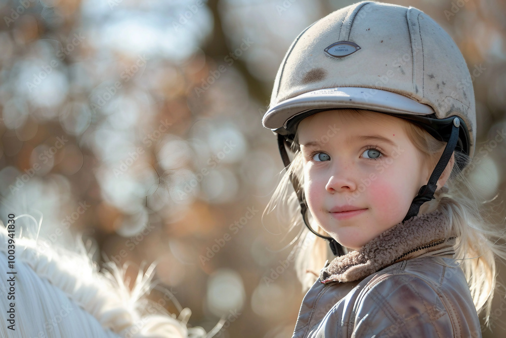 Generative AI photo image of person who ride horse, equestrian professional sport profession Generative AI photo image of person who ride horse, equestrian professional sport profession