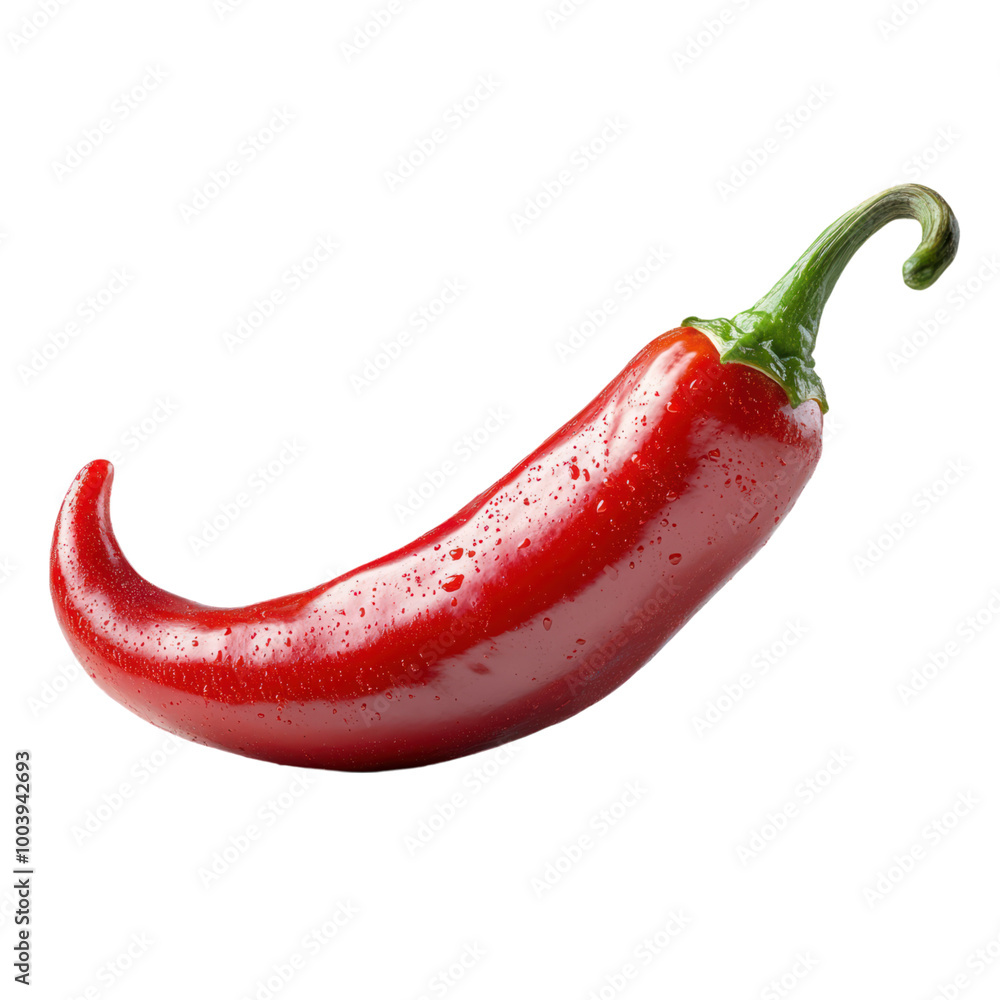 Red Chili Pepper Isolated on Black Background Red Chili Pepper Isolated on Black Background