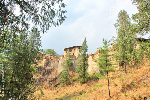 Ancient Ruin of Drukgyel Dzong in Bhutan