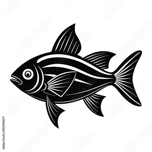 fish silhouette vector