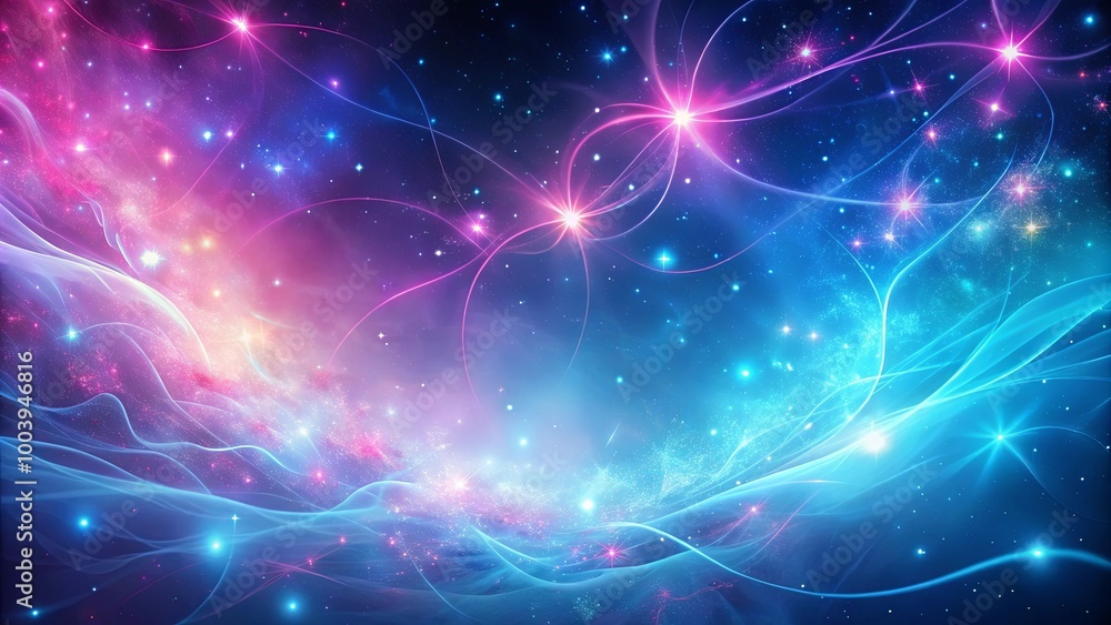 A Cosmic Ballet of Light and Stardust, Weaving Through the Vast Expanse of the Night Sky A Cosmic Ballet of Light and Stardust, Weaving Through the Vast Expanse of the Night Sky