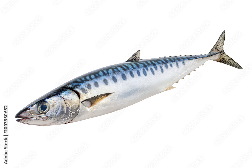 Raw mackerel on transparent background Raw mackerel on transparent background