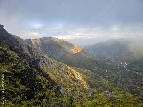 Lochaber and the Grey Corries on a cloudy morning photo