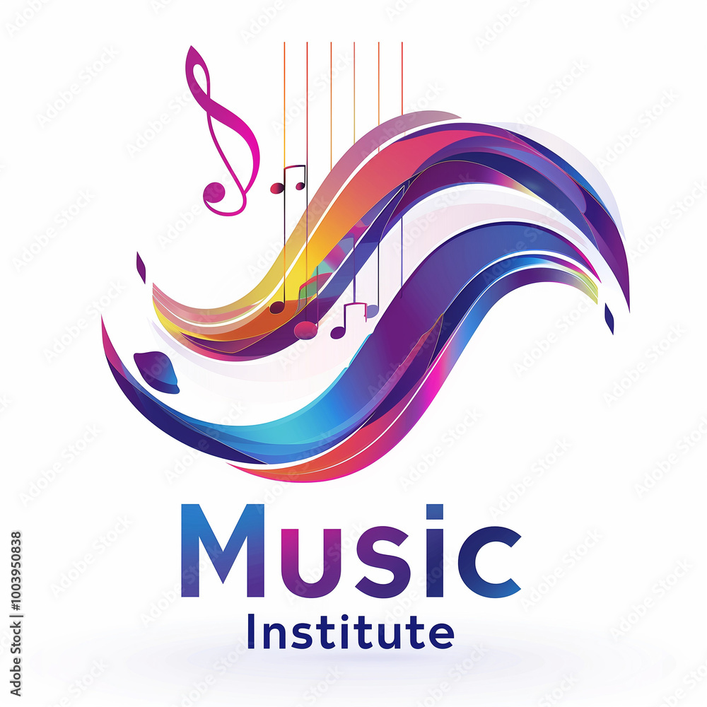 Modern music school logo Modern music school logo