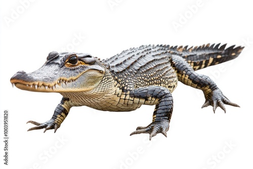 Crocodile background alligator reptile.