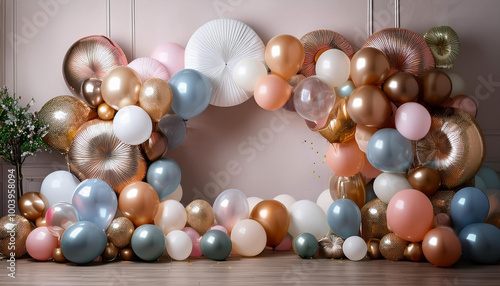 Wallpaper Mural Elegant and Stylish Balloon Arrangement for Celebrations Torontodigital.ca