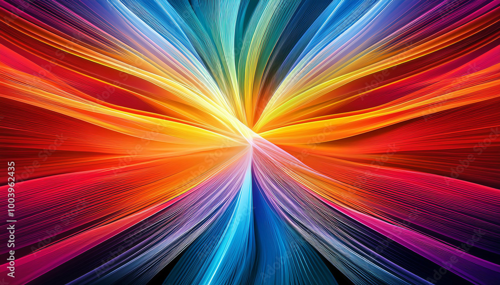 Obraz premium Vibrant Abstract Background with Bright Colors and Dynamic Patterns