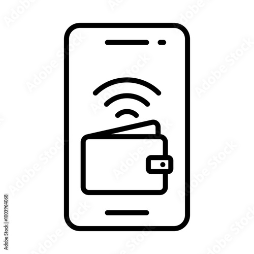 EWallet line icon