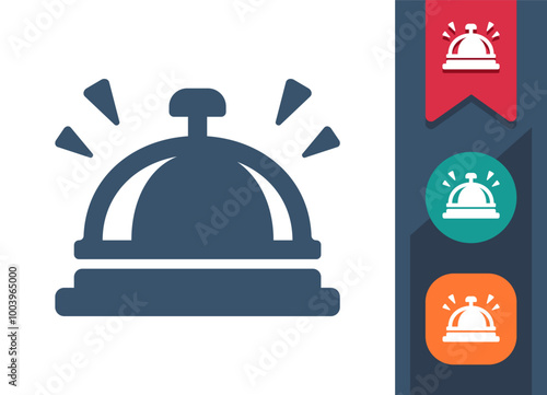 Hotel, Hotel Bell, Front Desk Icon