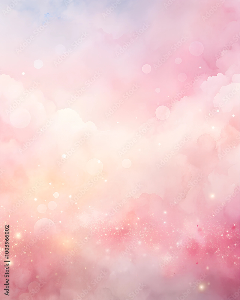 reamy pastel clouds with soft bokeh and sparkles reamy pastel clouds with soft bokeh and sparkles