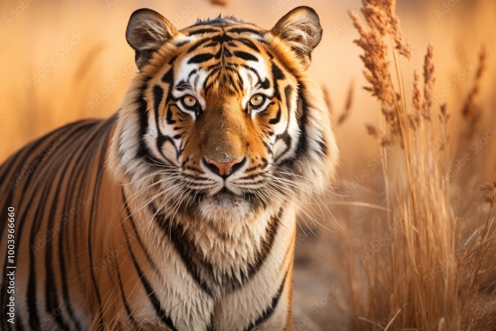 Fototapeta premium Majestic Bengal tiger wildlife animal mammal.