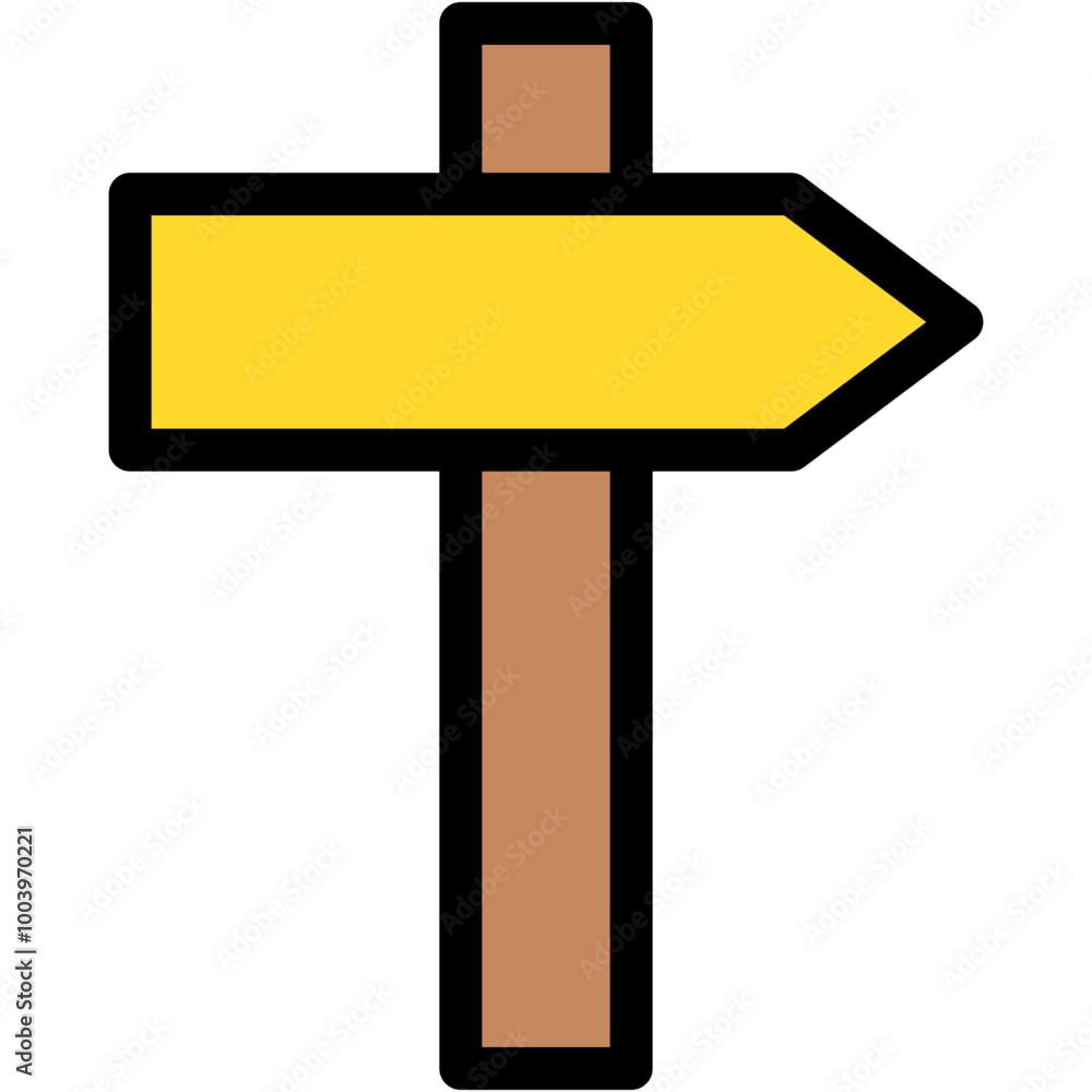 Vector Icon Direction, Guidepost, Street Sign, Road Sign, Guidance, Signaling Vector Icon Direction, Guidepost, Street Sign, Road Sign, Guidance, Signaling
