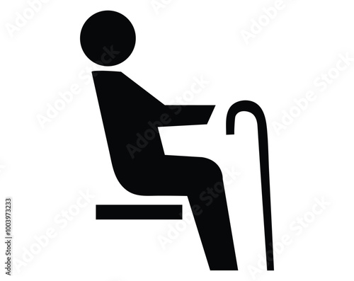 simple seat priority icon 