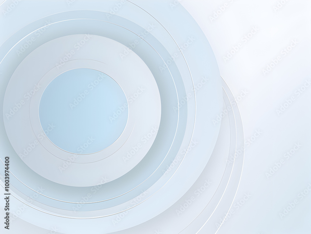 Fototapeta premium Abstract pastel grey circles background 