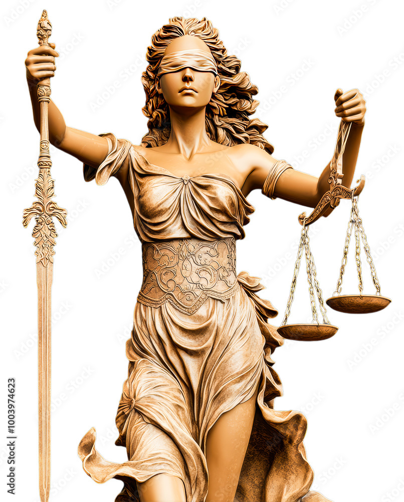 Lady Justice: Golden Statue of Justice Lady Justice: Golden Statue of Justice