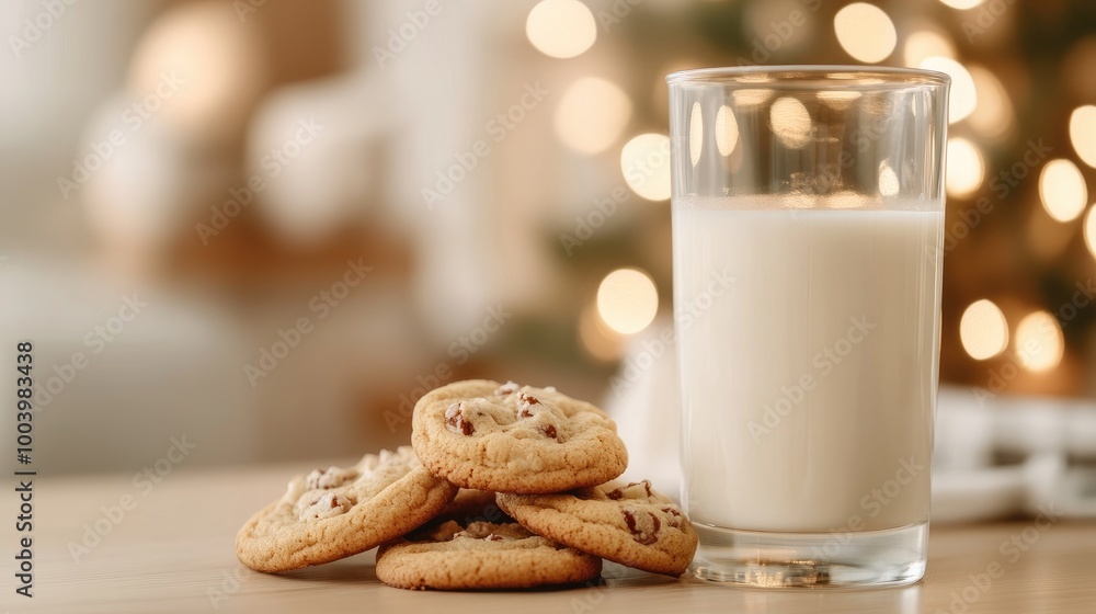 Fresh Cookies and Milk for a Cozy Snack Time Fresh Cookies and Milk for a Cozy Snack Time