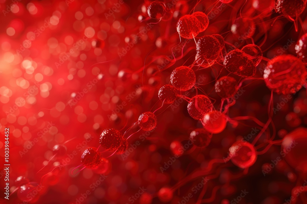 Red cells flowing in the background, close-up view, medical concept Red cells flowing in the background, close-up view, medical concept
