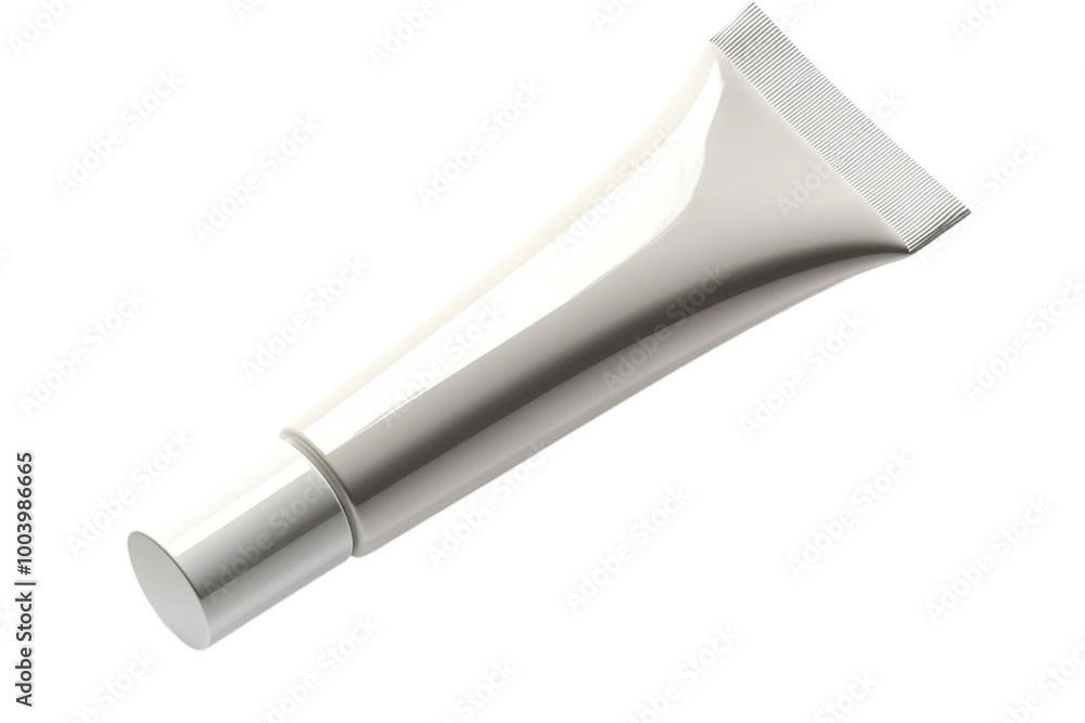 3D face primer tube isolated on white, preps skin for makeup, isolated on transparent. PNG 3D face primer tube isolated on white, preps skin for makeup, isolated on transparent. PNG