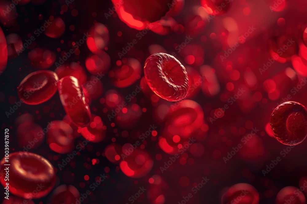Red cells in the human body. close-up view, detailed texture and structure Red cells in the human body. close-up view, detailed texture and structure