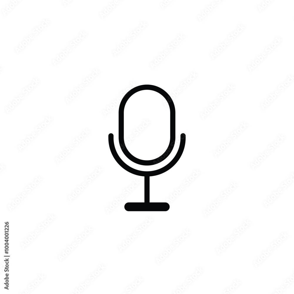 Microphone Icons set. variant microphone icon. Karaoke mic. Podcast microphone. web and mobile icons. vector illustration Microphone Icons set. variant microphone icon. Karaoke mic. Podcast microphone. web and mobile icons. vector illustration