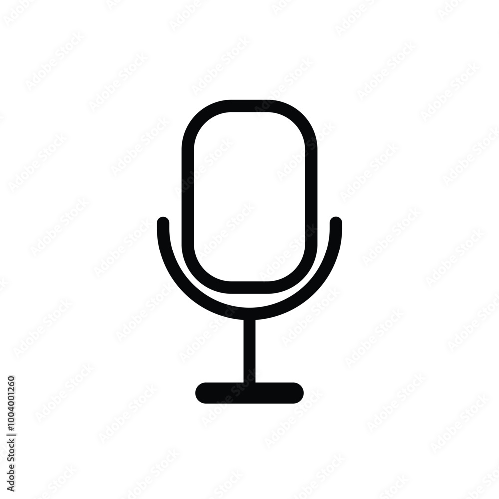 Microphone Icons set. variant microphone icon. Karaoke mic. Podcast microphone. web and mobile icons. vector illustration Microphone Icons set. variant microphone icon. Karaoke mic. Podcast microphone. web and mobile icons. vector illustration