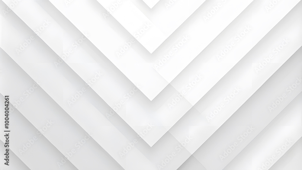 Obraz premium Grey white abstract background paper shine and layer element vector for presentation design. Design decoration concept for web layout, poster, banner
