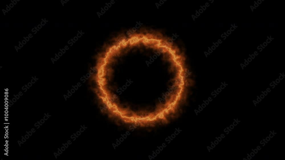 Soft Smoke circle on black background, loop spectrum animation, glowing neon light Soft Smoke circle on black background, loop spectrum animation, glowing neon light