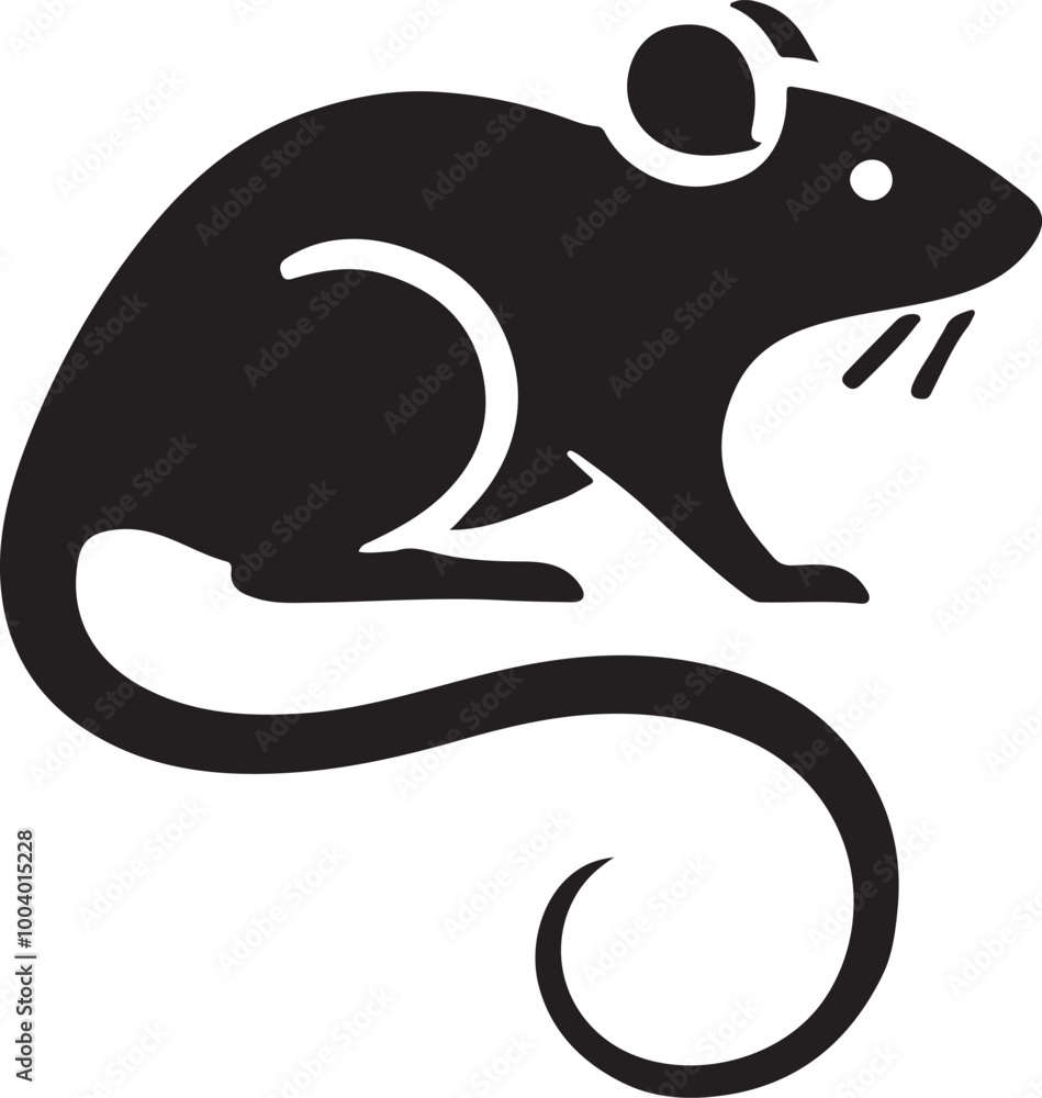 Rat Vector Silhouette, Rat Illustration, Rat Art Hand Drawn Line Art Rat Vector Silhouette, Rat Illustration, Rat Art Hand Drawn Line Art