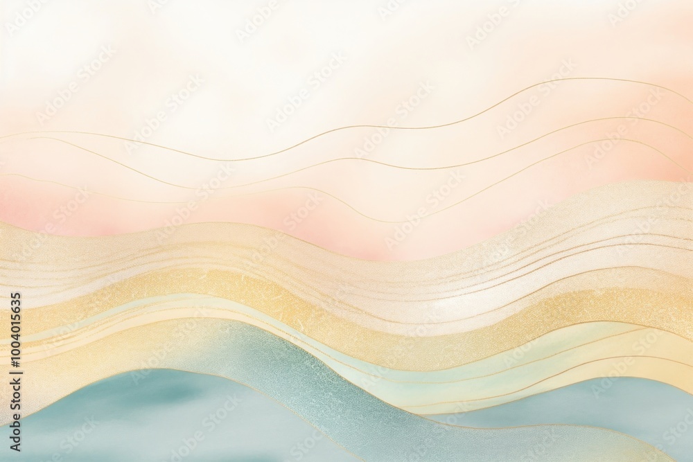Obraz premium Rainbow backgrounds line tranquility.