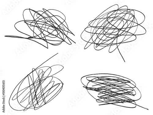 Sketch hatching. Messy scribble stickers. Pen doodle freehand line strokes chalk scribble gray line sketch grunge handmade vector abstract textures. Scribble chalk, sketch freehand line drawing vector