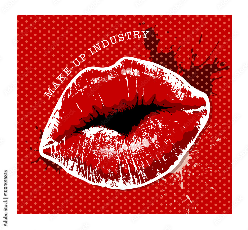 Fototapeta premium beauty industry label [Converted].ai